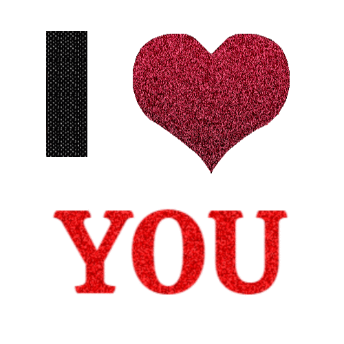 I Love You - Twinkling heart animation card