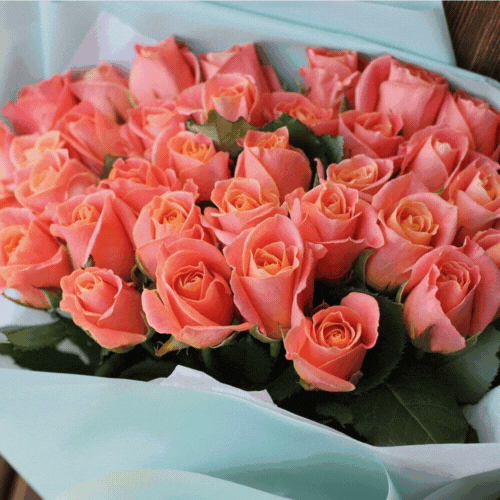 Happy 55th Birthday - Bouquet of roses