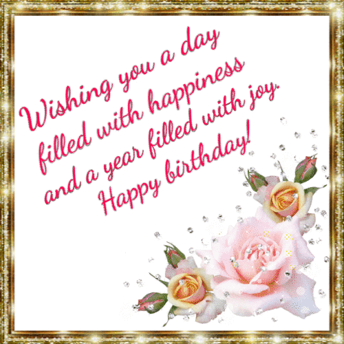Happy Birthday — Wishing you a day with happiness