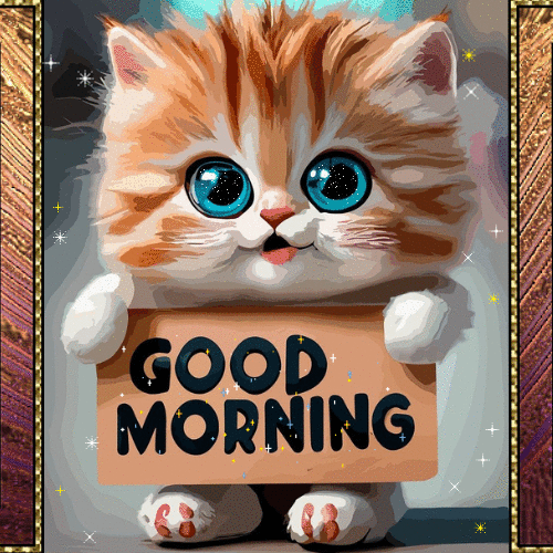 Good morning kitten