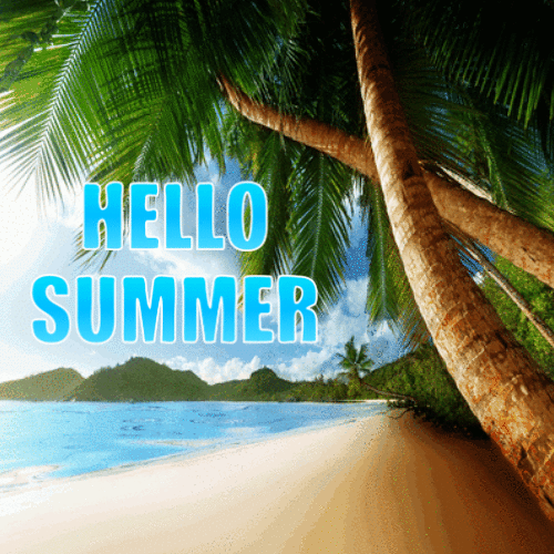 Hello summer animated image