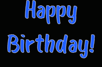 Happy Birthday fireworks animated gif