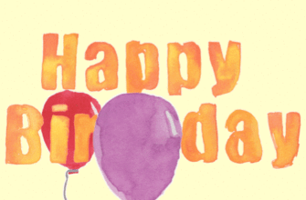 Vibrant Happy Birthday GIF with balloons