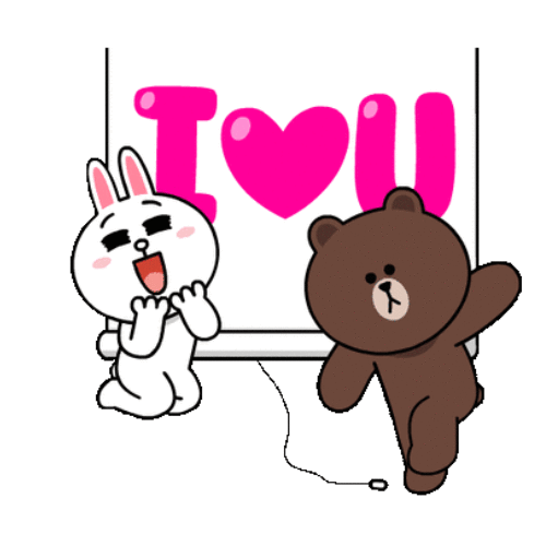 I Love You Cute GIF
