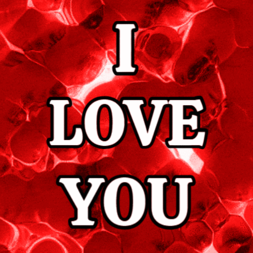 I Love You Animation Card GIF